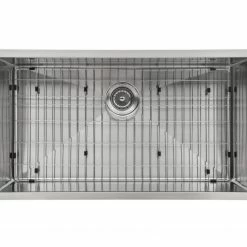 NewAge Products 32 In. Undermount Single Bowl Stainless Steel Sink With Coiled Pull Down Faucet 23 NewAge Products 32 In. Undermount Single Bowl Stainless Steel Sink With Coiled Pull Down Faucet