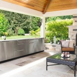 NewAge Products Outdoor Kitchen Stainless Steel 4 Piece Cabinet Set 26 NewAge Products Outdoor Kitchen Stainless Steel 4 Piece Cabinet Set