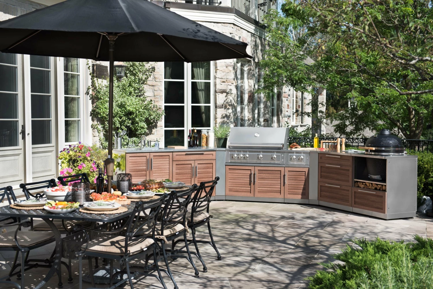 NewAge Products Outdoor Kitchen Stainless Steel 3 Piece Cabinet Set 13 NewAge Products Outdoor Kitchen Stainless Steel 3 Piece Cabinet Set