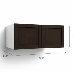 NewAge Products Home Above Fridge Cabinet - 36 Inch Pantry Cabinets