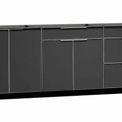 NewAge Products Outdoor Kitchen Aluminum 3 Piece Cabinet Set