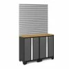 NewAge Products Bold Series Gray 3 Piece Cabinet Set