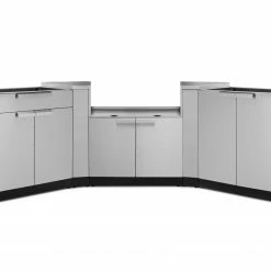 NewAge Products Outdoor Kitchen Stainless Steel 5 Piece Cabinet Set