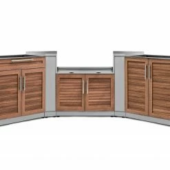 NewAge Products Outdoor Kitchen Stainless Steel 5 Piece Cabinet Set 37 NewAge Products Outdoor Kitchen Stainless Steel 5 Piece Cabinet Set