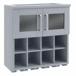NewAge Products Home Bar Wall Wine Rack Cabinet - 21” Home Bar Cabinets 21 NewAge Products Home Bar Wall Wine Rack Cabinet - 21” Home Bar Cabinets