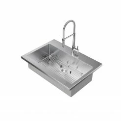 NewAge Products 36 In. Standard Sink With Flex Pull Down Faucet Shop Kitchen Sets 24 NewAge Products 36 In. Standard Sink With Flex Pull Down Faucet Shop Kitchen Sets