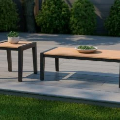 NewAge Products Patio Furniture Rhodes Coffee Table And Side Table (set Of 2)