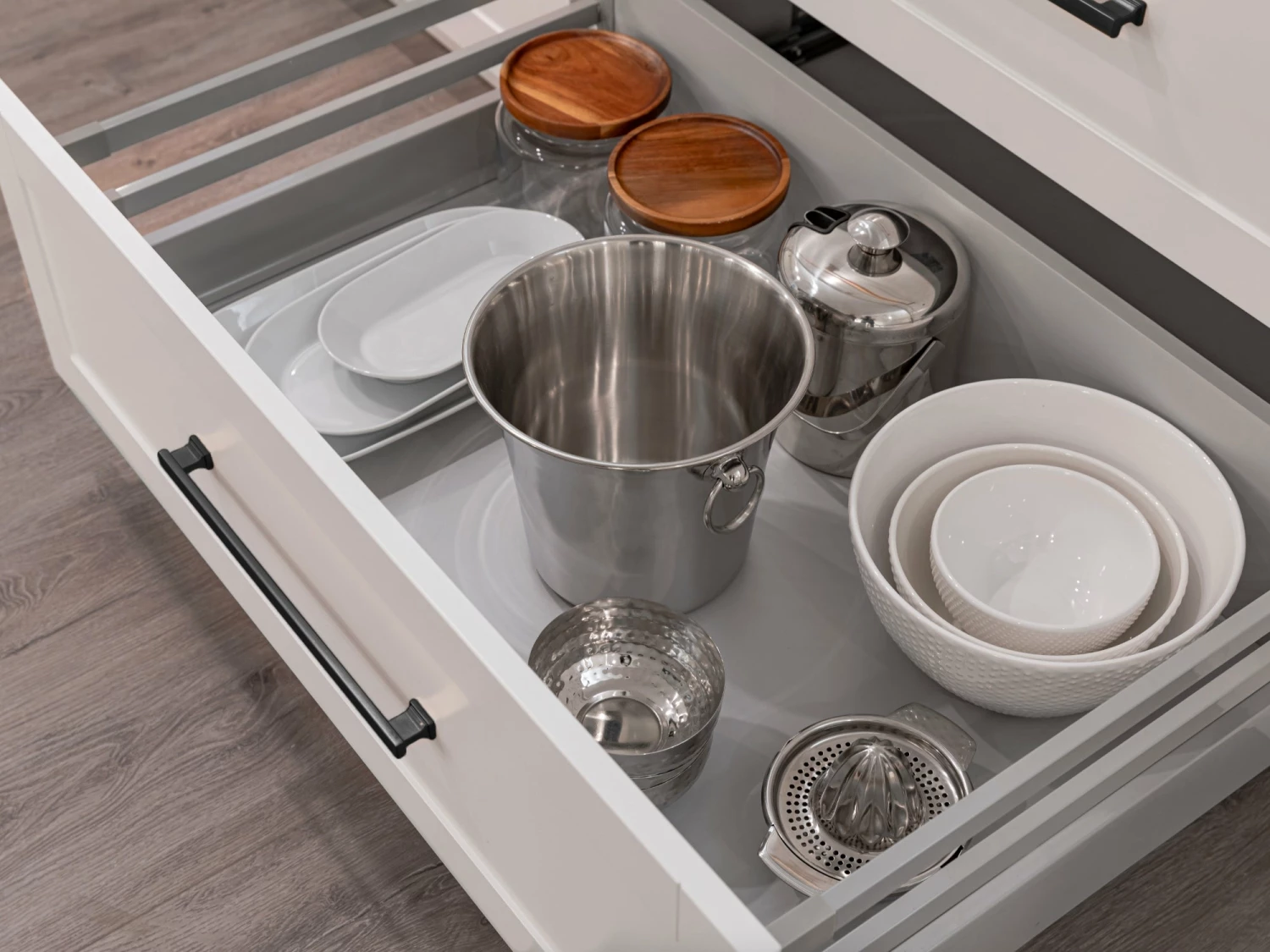 NewAge Products Home Bar Cabinets Home Bar 4 Piece Cabinet Set With Glass Door And Single Drawer Cabinets - 24 Inch 9 NewAge Products Home Bar Cabinets Home Bar 4 Piece Cabinet Set With Glass Door And Single Drawer Cabinets - 24 Inch