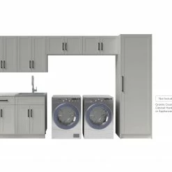 NewAge Products Laundry Room Cabinets Home Laundry Room 9 Piece Cabinet Set With Single Drawer Cabinet, Sink And Faucet 33 NewAge Products Laundry Room Cabinets Home Laundry Room 9 Piece Cabinet Set With Single Drawer Cabinet, Sink And Faucet