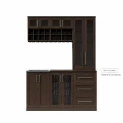 NewAge Products Home Wet Bar 7 Piece Cabinet Set - 21 Inch Home Bar Cabinets 31 NewAge Products Home Wet Bar 7 Piece Cabinet Set - 21 Inch Home Bar Cabinets