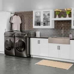 NewAge Products Laundry Room Cabinets Home Laundry Room 9 Piece Cabinet Set With Single Drawer Cabinet, Sink And Faucet 25 NewAge Products Laundry Room Cabinets Home Laundry Room 9 Piece Cabinet Set With Single Drawer Cabinet, Sink And Faucet