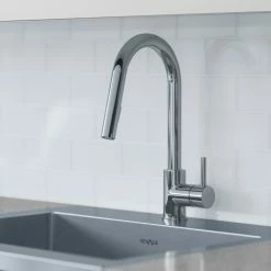 NewAge Products 24 In. Standard Sink With Classic Pull Down Faucet Shop Kitchen Sets