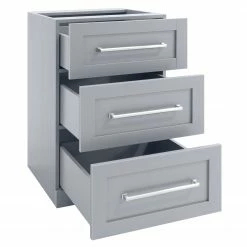 NewAge Products Home Bar 3-Drawer Cabinet - 21” 23 NewAge Products Home Bar 3-Drawer Cabinet - 21”