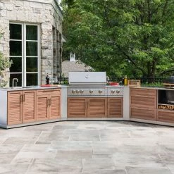 NewAge Products Outdoor Kitchen Stainless Steel 5 Piece Cabinet Set 38 NewAge Products Outdoor Kitchen Stainless Steel 5 Piece Cabinet Set