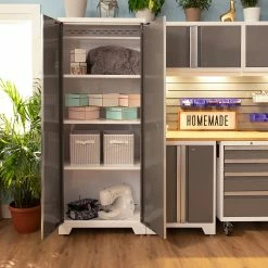 NewAge Products Garage Storage Bold Series 3 Piece Cabinet Set 30 NewAge Products Garage Storage Bold Series 3 Piece Cabinet Set