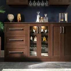 NewAge Products Home Wet Bar 5 Piece Cabinet Set - 21 Inch 33 NewAge Products Home Wet Bar 5 Piece Cabinet Set - 21 Inch