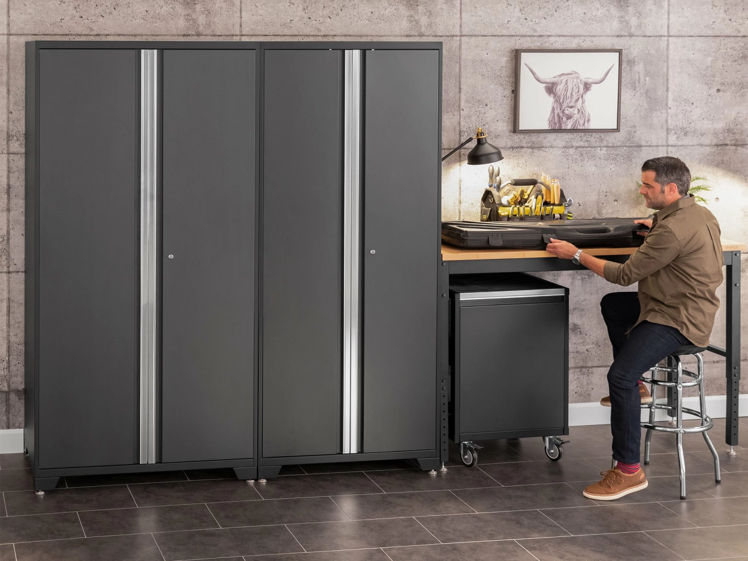 NewAge Products 36 In. Secure Gun Cabinet With Accessories 16 NewAge Products 36 In. Secure Gun Cabinet With Accessories