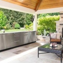 NewAge Products Outdoor Kitchen Stainless Steel 4 Piece Cabinet Set 26 NewAge Products Outdoor Kitchen Stainless Steel 4 Piece Cabinet Set