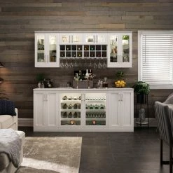 NewAge Products Home Bar Cabinets Home Bar Display Cabinet - 21” 18 NewAge Products Home Bar Cabinets Home Bar Display Cabinet - 21”