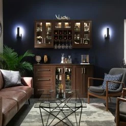 NewAge Products Home Bar Wall Wine Rack Cabinet - 21” Home Bar Cabinets 27 NewAge Products Home Bar Wall Wine Rack Cabinet - 21” Home Bar Cabinets