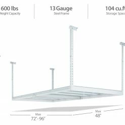 None VersaRac 4 Ft. X 8 Ft. Adjustable Overhead Rack 43 None VersaRac 4 Ft. X 8 Ft. Adjustable Overhead Rack
