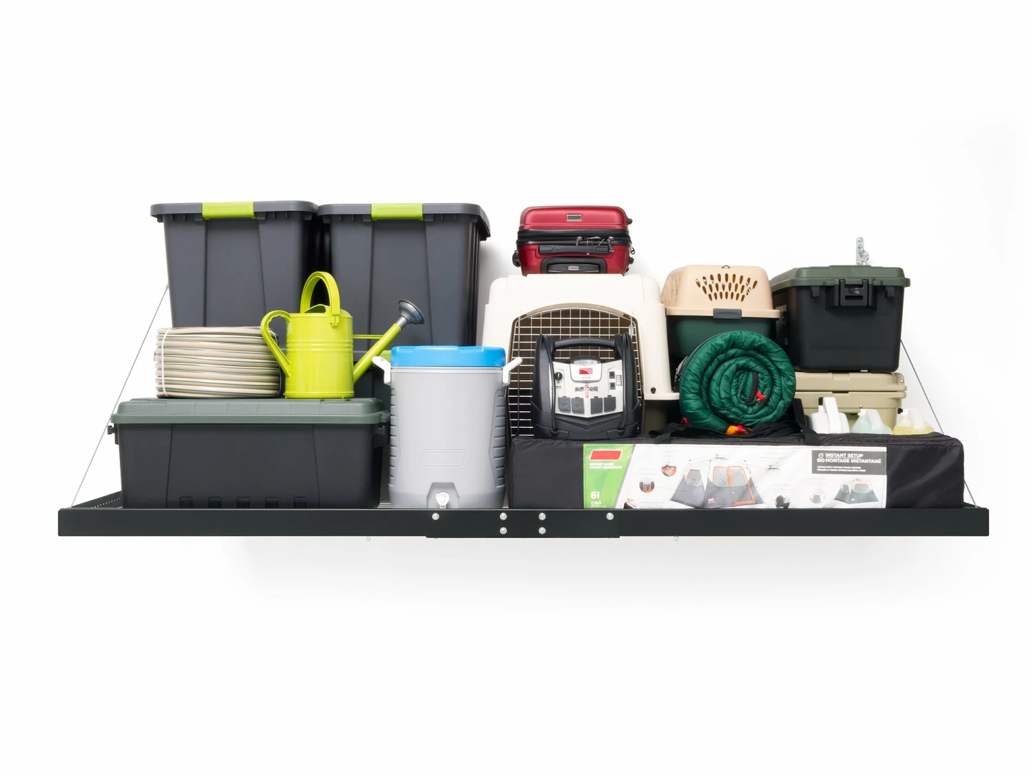 NewAge Products Pro Series 4 Ft. X 8 Ft. Wall Mounted Steel Shelf 22 NewAge Products Pro Series 4 Ft. X 8 Ft. Wall Mounted Steel Shelf