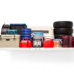 NewAge Products Pro Series 4 Ft. X 8 Ft. Wall Mounted Steel Shelf 71 NewAge Products Pro Series 4 Ft. X 8 Ft. Wall Mounted Steel Shelf