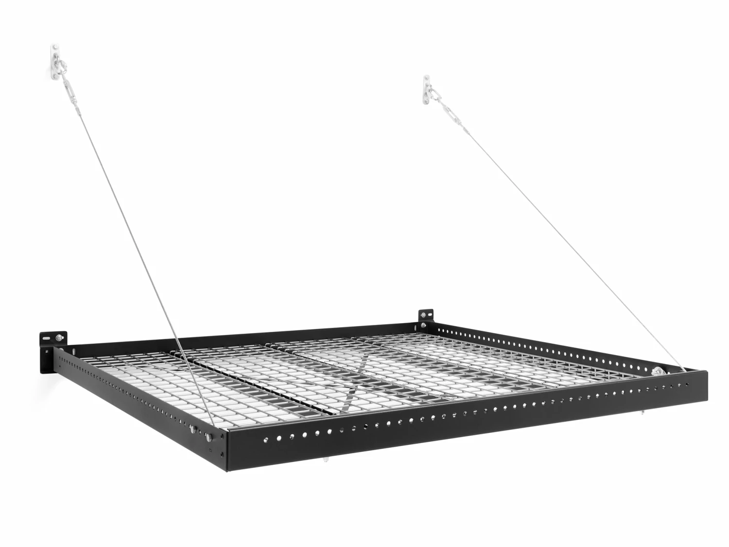 NewAge Products Pro Series 4 Ft. X 4 Ft. Wall Mounted Steel Shelf 1 NewAge Products Pro Series 4 Ft. X 4 Ft. Wall Mounted Steel Shelf