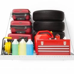 NewAge Products Pro Series 4 Ft. X 4 Ft. Wall Mounted Steel Shelf 31 NewAge Products Pro Series 4 Ft. X 4 Ft. Wall Mounted Steel Shelf