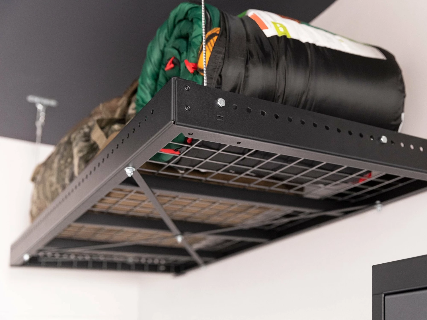 NewAge Products Pro Series 2 Ft. X 8 Ft. Wall Mounted Steel Shelf Shelves 9 NewAge Products Pro Series 2 Ft. X 8 Ft. Wall Mounted Steel Shelf Shelves