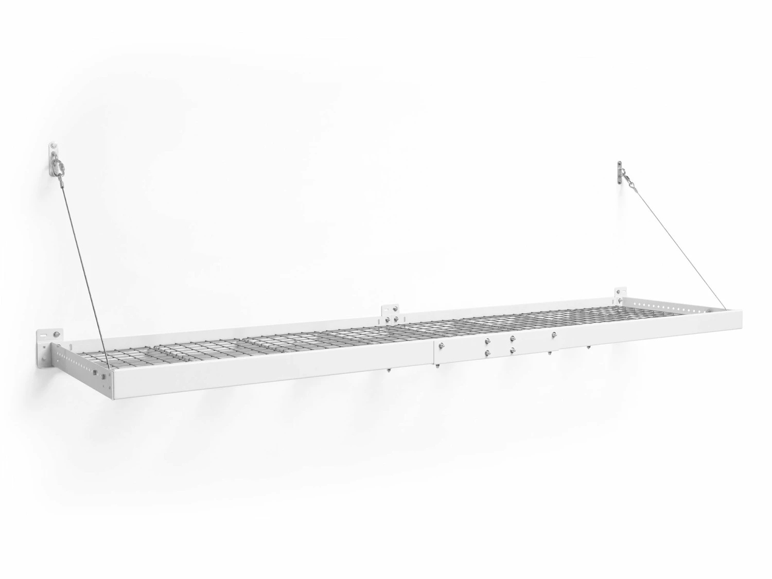 NewAge Products Pro Series 2 Ft. X 8 Ft. Wall Mounted Steel Shelf Shelves 11 NewAge Products Pro Series 2 Ft. X 8 Ft. Wall Mounted Steel Shelf Shelves