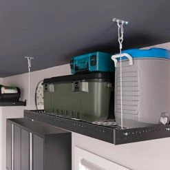 NewAge Products Pro Series 2 Ft. X 8 Ft. Wall Mounted Steel Shelf Shelves 33 NewAge Products Pro Series 2 Ft. X 8 Ft. Wall Mounted Steel Shelf Shelves