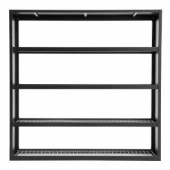 NewAge Products Pro Series 72 In. Wall Mounted Rack Large Storage Solutions