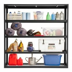 NewAge Products Pro Series 72 In. Wall Mounted Rack Large Storage Solutions