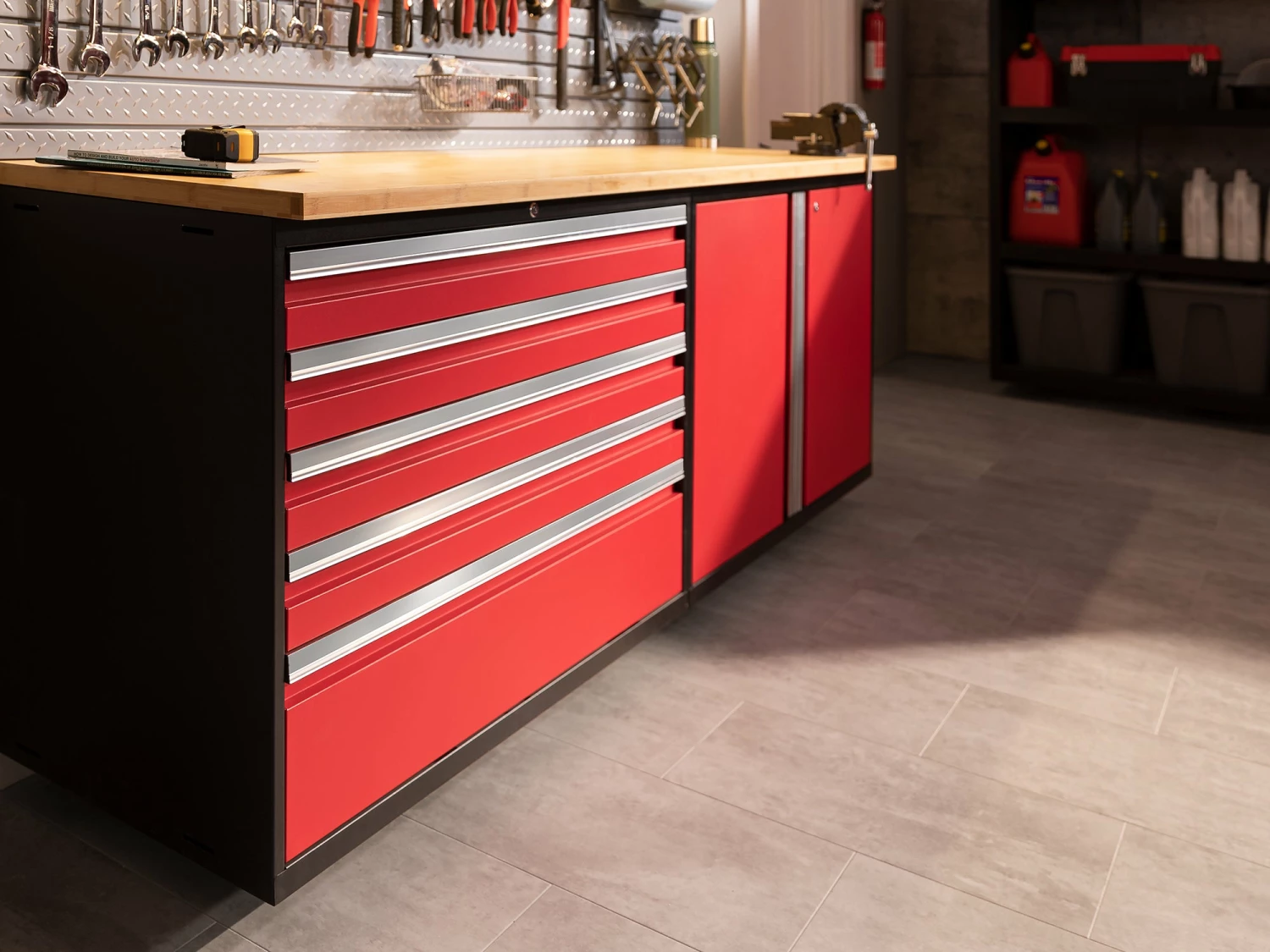 NewAge Products Pro Series 4 Piece Cabinet Set Garage Storage 20 NewAge Products Pro Series 4 Piece Cabinet Set Garage Storage