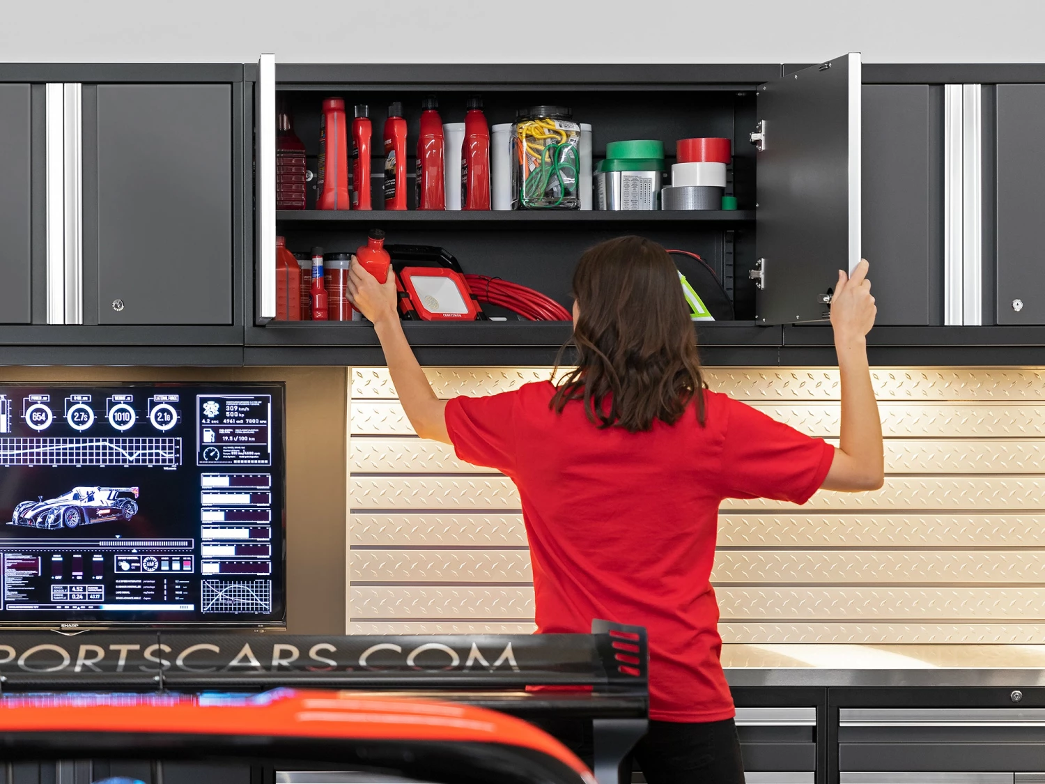 NewAge Products Pro Series 4 Piece Cabinet Set Garage Storage 7 NewAge Products Pro Series 4 Piece Cabinet Set Garage Storage