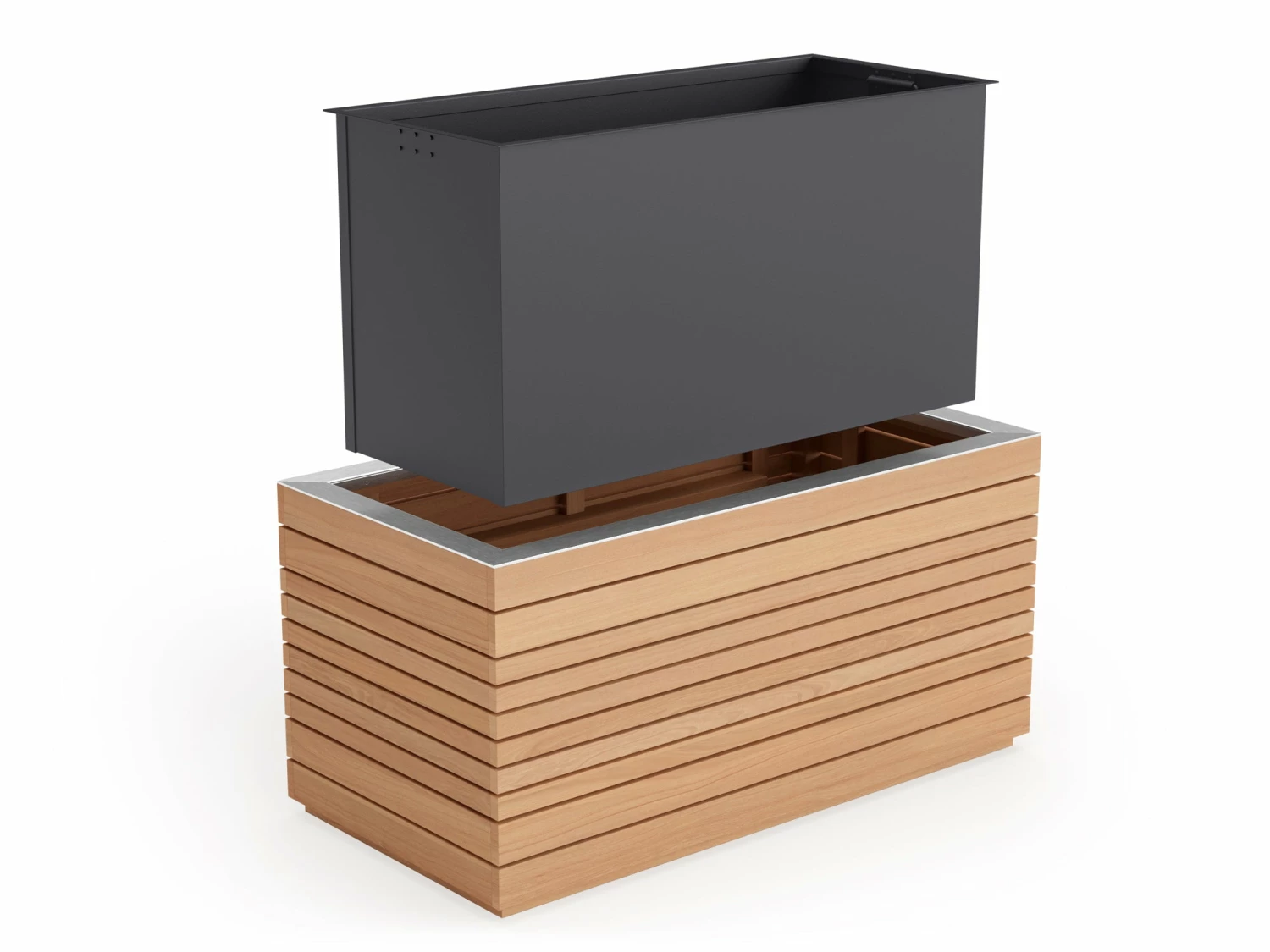 NewAge Products Rhodes Rectangular Planter (Set Of 2) Planter Boxes 14 NewAge Products Rhodes Rectangular Planter (Set Of 2) Planter Boxes