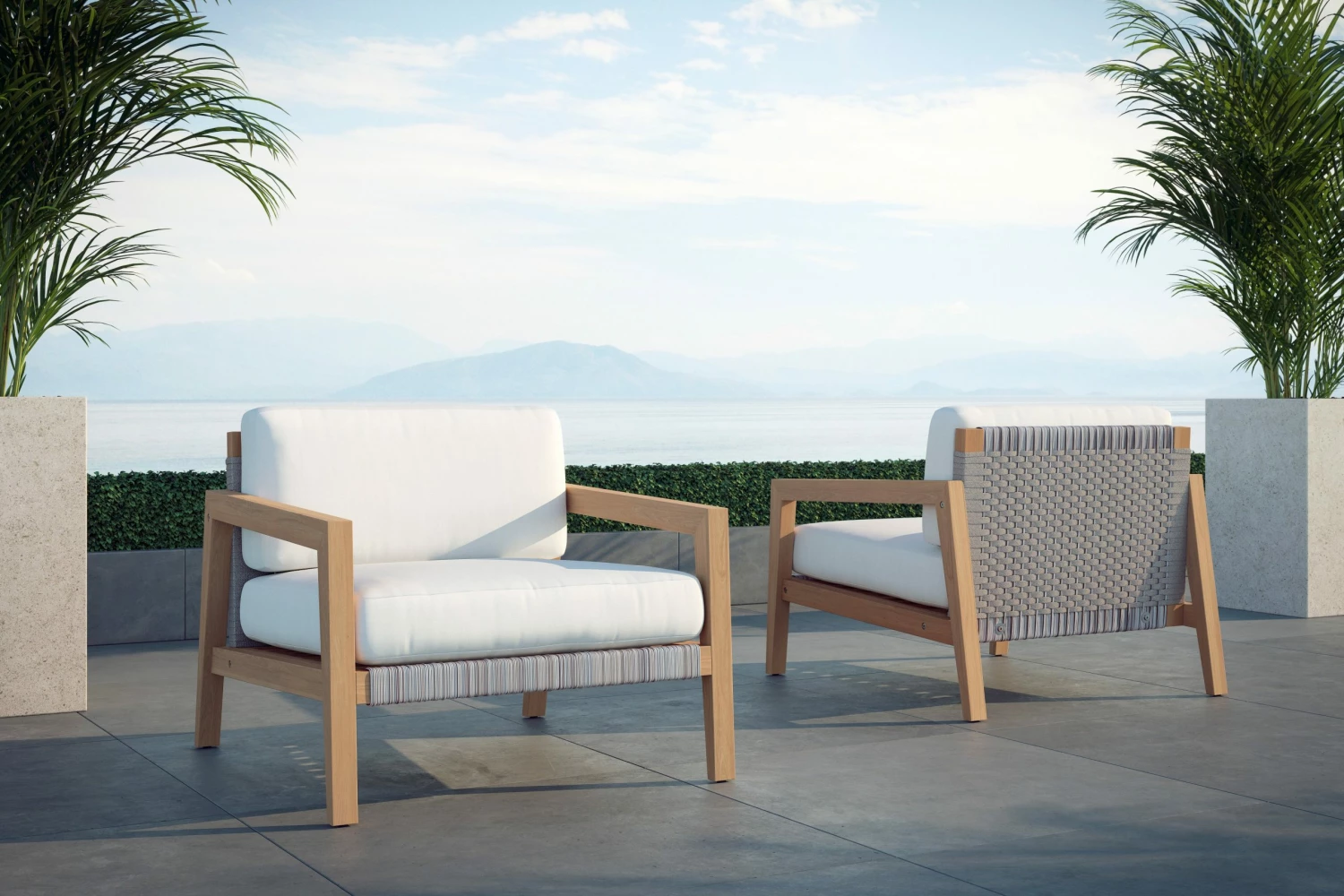 NewAge Products Lakeside Chat Chair (Set Of 2) 2 NewAge Products Lakeside Chat Chair (Set Of 2)