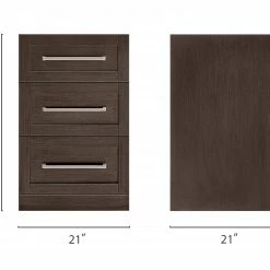 NewAge Products Home Bar 3-Drawer Cabinet - 21” 30 NewAge Products Home Bar 3-Drawer Cabinet - 21”