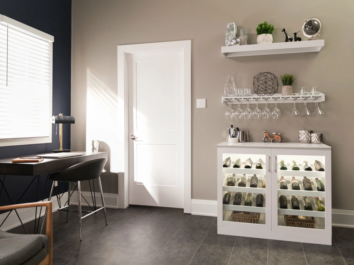 NewAge Products Home Bar Tall Wall Cabinet - 21" Home Bar Cabinets 5 NewAge Products Home Bar Tall Wall Cabinet - 21" Home Bar Cabinets