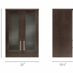 NewAge Products Home Bar Short Wall Cabinet - 21”