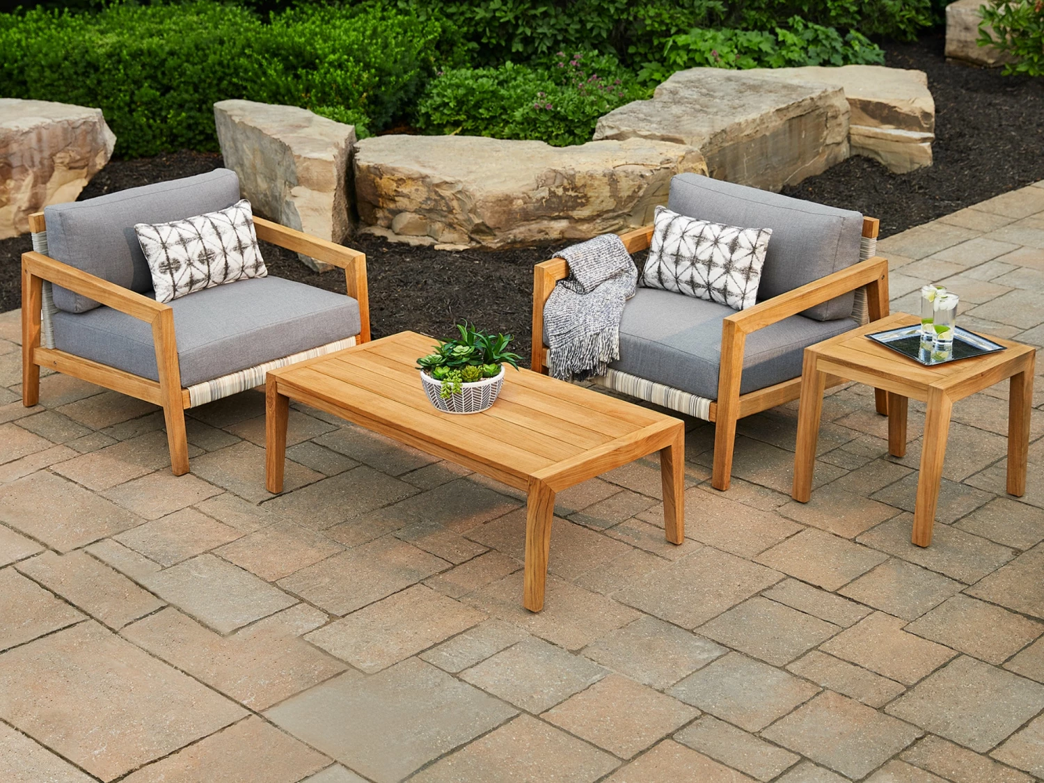 NewAge Products Patio Furniture Lakeside 3 Piece Set With Coffee Table 10 NewAge Products Patio Furniture Lakeside 3 Piece Set With Coffee Table