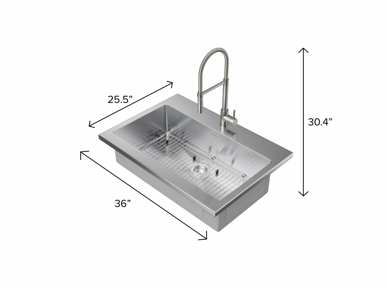 NewAge Products 36 In. Standard Sink With Flex Pull Down Faucet Shop Kitchen Sets 2 NewAge Products 36 In. Standard Sink With Flex Pull Down Faucet Shop Kitchen Sets