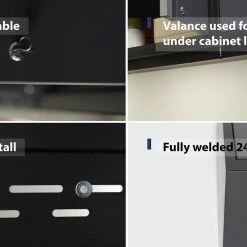 NewAge Products Garage Storage Bold Series 24 In. Wall Cabinet 40 NewAge Products Garage Storage Bold Series 24 In. Wall Cabinet