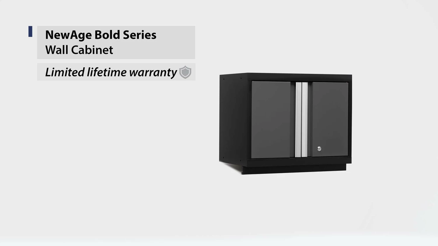 NewAge Products Garage Storage Bold Series 24 In. Wall Cabinet 8 NewAge Products Garage Storage Bold Series 24 In. Wall Cabinet