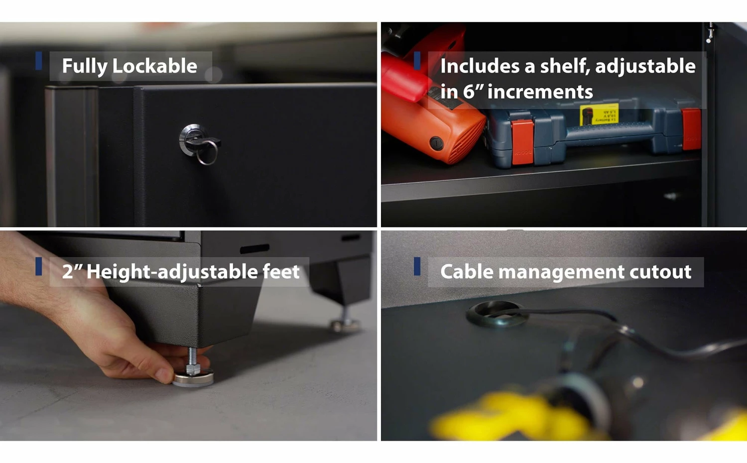 NewAge Products Bold Series 2-Door Base Cabinet 5 NewAge Products Bold Series 2-Door Base Cabinet