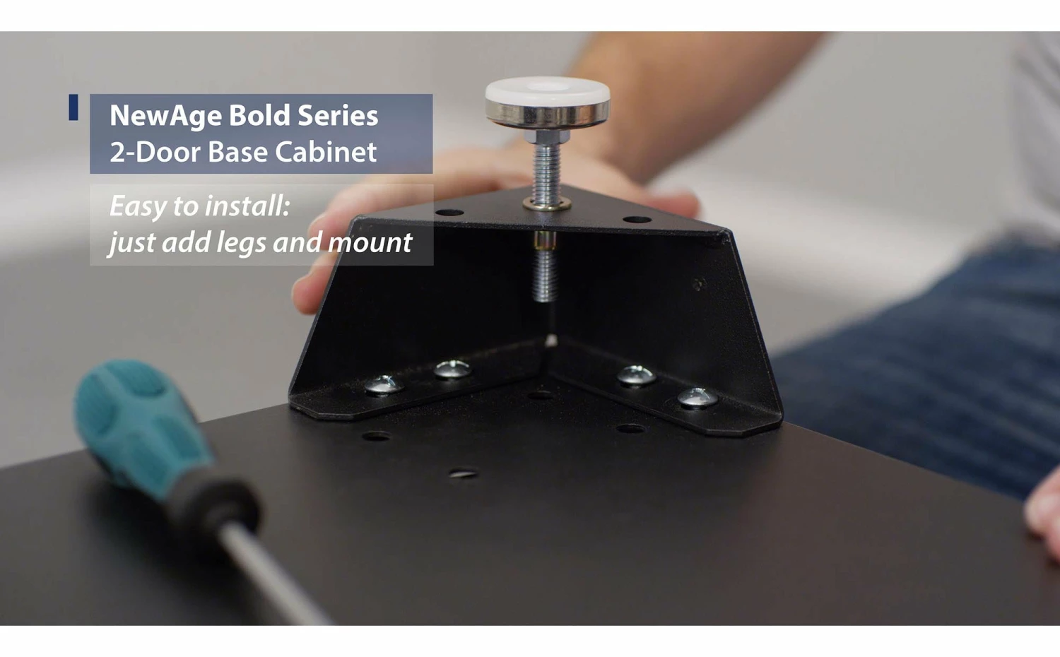 NewAge Products Bold Series 2-Door Base Cabinet 8 NewAge Products Bold Series 2-Door Base Cabinet