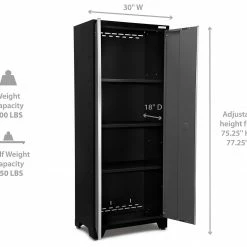 NewAge Products Bold Series Black 30" Locker Shelves 7 NewAge Products Bold Series Black 30