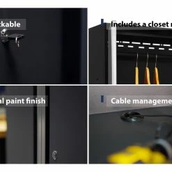 NewAge Products Large Storage Solutions Bold Series 30 In. Multi-Use Locker