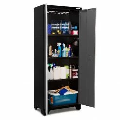 NewAge Products Bold Series Black 30" Locker Shelves 6 NewAge Products Bold Series Black 30